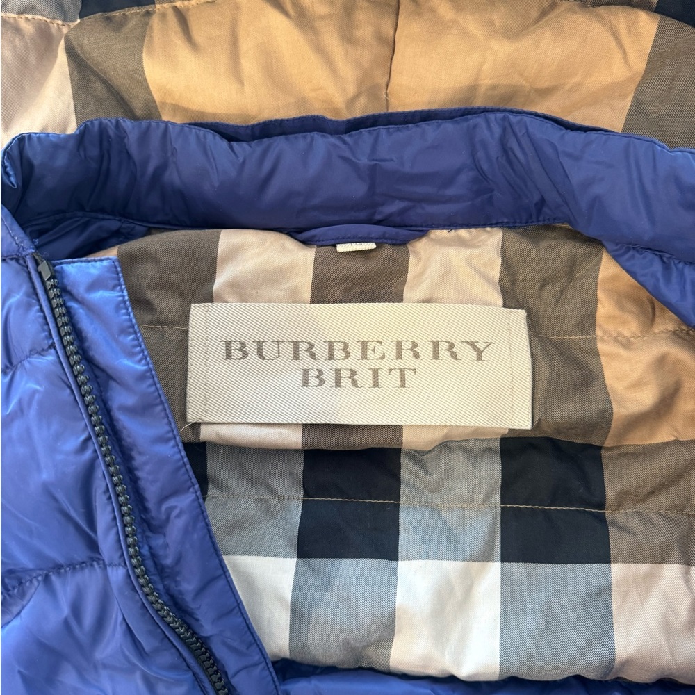 Blue Burberry Brit Vest XL